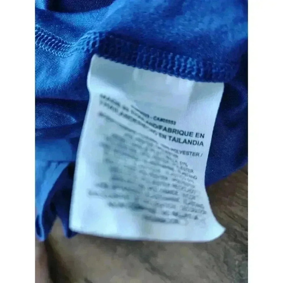 Women's Size S Nike Dri Fit  Just Do It Workout Tank Top Blue  Racerback - Picture 4 of 8